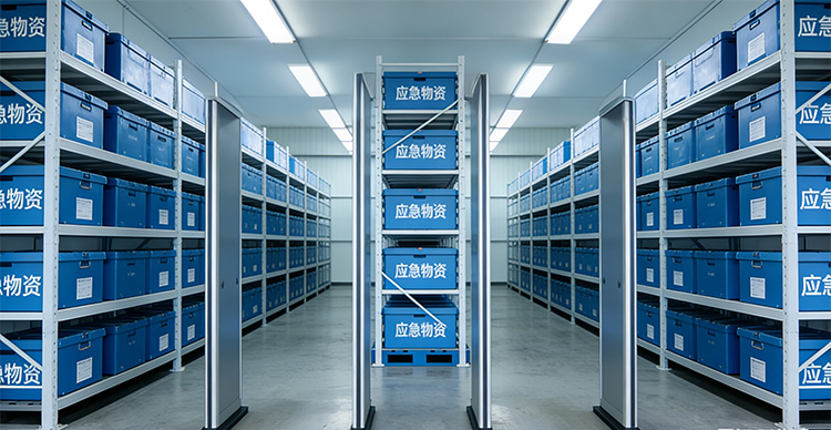 应急物资储备库AI图
